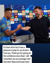 AG真人登录入口-皇马球员首发声！姆巴佩告别阿隆索：为您效力很荣幸 祝一切顺利